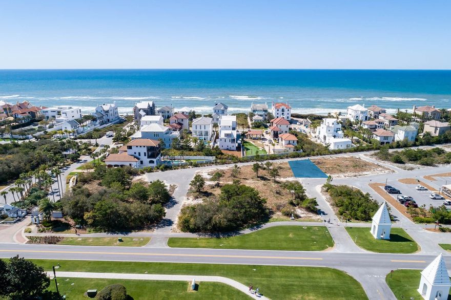 Newly released, South of 30A Custom Homesite TT3 brings to market an opportunity to create an amazing residence on such a desirable homesite.  Homesite TT3 is aligned on Elbow Beach Way having a unique orientation fronting street and pedestrian path.  Homesite TT3 is platted in a North to South manor capturing East to West sunlight and primed for late afternoon sunsets.  This iconic location will satisfy the most design savvy having this corner condition of street & pedestrian path with rear alley for garage access.  The Seller is currently in architectural design with Paul Geary of Pure Architecture taking advantage of this homesite's attributes, capturing scaling to create beautiful indoor & outdoor elements.  The in-process design features a large courtyard pool, very generous bedrooms, with a 3rd story roof top terrace having summer kitchen for entertaining. The in process plans can be assumed buy Buyer at closing to personalize the home if needed.  
This prestigious homesite is located just East of the private owners Beach Club & Restaurant and proximity to any & all amenities and Town Center, pedestrian friendly to all. 
Homesite TT3 is a larger homesite by comparison of other South of 30A properties.  This is one of the best custom homesites Alys Beach has to offer.
