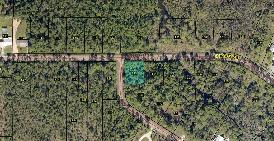 Great pie-shaped building lot in the sought after Garcon Point Rd / Ward Basin area within 1/4 mile of the beautiful shores of East Bay.  Easy commute to Milton, Pensacola, Navarre and Gulf Breeze for work or fun.  Bring your house plans and fishing pole and be sure not to miss out on this location!