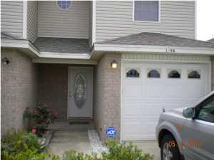 This is an end unit and features a 6' wood fence, private patio, beautiful entry, and a one car garage with automatic remote. The location is quiet and off the main drag eliminating road noise etc. This home is close to shopping, movies the mall and located conveniently. Don't miss this immaculate rental opportunity. Two bedroom 2 1/2 bath home.