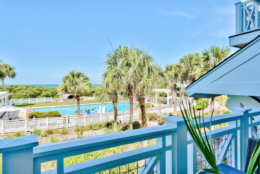 Watersound Bridges is one of 30as most stunning and private gated communities on the Gulf. This private coastal complex is truly one of a kind with its beautiful architecture and east coast feel that leaves you feeling like you just stepped onto the cape. This exquisitely renovated unit features two levels and has the most amazing floor plan that gives you the open and spacious feelings of home. The first floor has a master suite with its own private patio and 2 bunk rooms with an attached garage. The living and dining areas are on the second floor along with two additional bedrooms with ensuites. Gulf front porches to enjoy the view of the pool and the Gulf. This unit has been renovated from top to bottom with high end furnishings, lighting, fixtures, flooring and fresh paint throughout