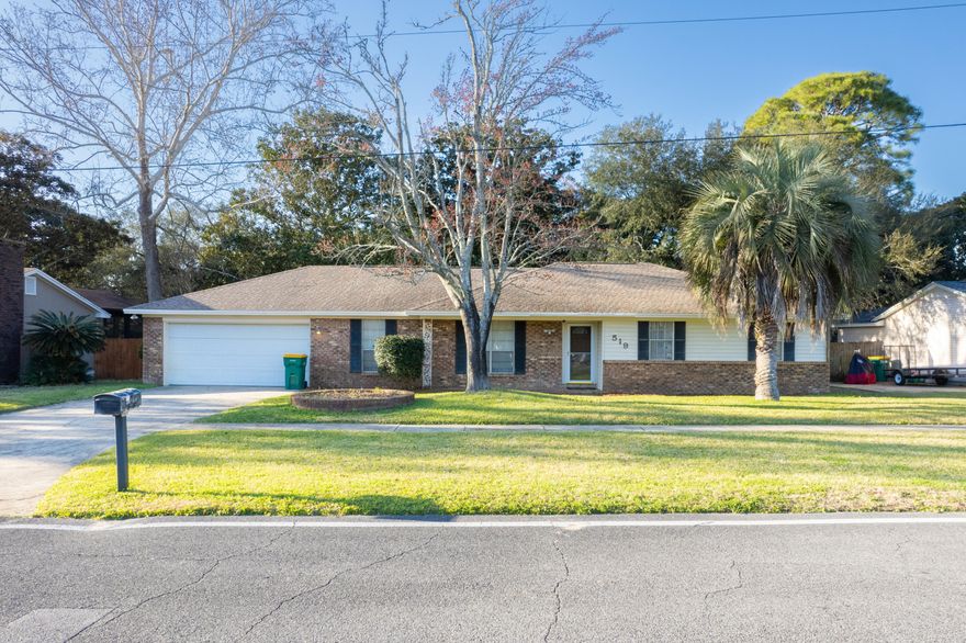 This home is located in the heart of Destin, Florida. It's a great opportunity for someone to purchase as a primary residence or investment property. With a little TLC this could be a gem! This home is conveniently located close to golf courses, the crystalline green waters and sugar white sands of the Emerald Coast and Destin Elementary School.  For the boating enthusiast, Joe's Bayou is a great place to launch your boat or wave runner.  The nature trail is only a few blocks from this home. This home features 3 bedrooms, 2 baths, an eat-in kitchen, den, living area and dining area.  The backyard has plenty of room for a pool. The Destin Harbor has many charter boats for the fisherman. Buyer to verify all home and lot dimensions.
