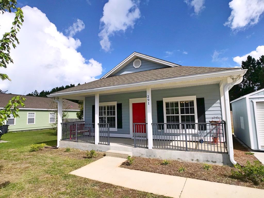 Move in ready and with lot of upgrades! This charming home has been meticulously kept and is in immaculate condition. The owner has upgraded the kitchen with granite counter tops and back splash. Other upgrades include a stand up shower with custom tile, granite counters and a cast iron tub. There is new LED lighting and upgraded ceiling fans throughout.Bayou Farms is a residential subdivision located on the western end of the 30A, north of Highway 98. With no through traffic or monthly HOA fees, this neighborhood has been highly sought after! This home will come slightly furnished and the storage unit out front does not convey.
