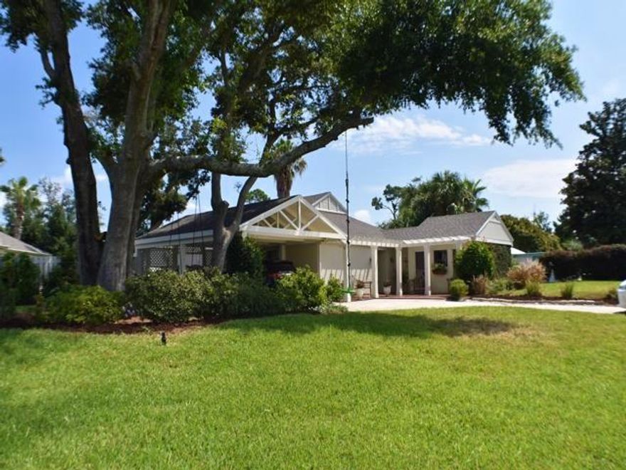 This beautiful 2BR/2BA Bay Point home has the perfect floor plan that's both stylish and functional! The roof is only 2 years old and you'll appreciate the open-floor concept with multiple built-ins, French doors, tile floors, and a bonus room/office with a separate entrance that could also be used as a 3rd bedroom. The kitchen boasts granite countertops, some updated appliances, and a huge walk-in pantry! This home has massive curb appeal with a sprawling front lawn with garden area under the large oak tree and a brick-paver front porch covered by a pergola. The backyard is a mini bonatical garden with an ivy covered pergola, tropical and seasonal blooms and it's all protected by a privacy fence. Bay Point is a secure and gated community with private marina (currently being rebuilt), a