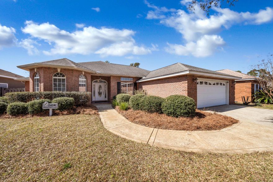 Look at this new price! Great opportunity to own a single story brick home in a great community - so come make this your own! This one owner home is located in popular Pelican Bay, and features three bedrooms, two baths, office or fourth bedroom, eat in kitchen, dining room, two car garage and covered back porch. Pelican Bay is a desired community in Panama City Beach, situated on beautiful St Andrews Bay. Amenities include a bay front pool and clubhouse, work out room, dock for fishing, and walking trails. Bay Point community is across the street where you can play golf and tennis, dine, and enjoy the brand new marina. Close to shopping, great schools, restaurants, boating, fishing, water sports, and the beach - call today!