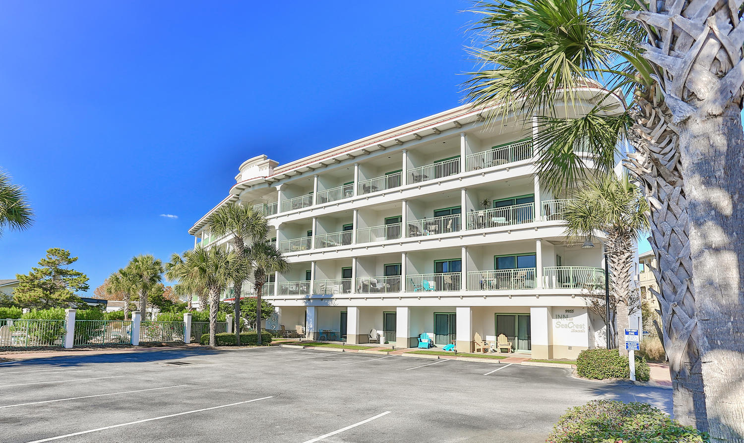 Looking for a small getaway to enjoy the 30A lifestyle with awesome pool views and peek a boo view of the Gulf of Mexico? Then this is what you are looking for. Tucked between Alys Beach and Rosemary Beach, The Inn at Seacrest is the perfect location. Well maintained property with swimming pool, hot tub and new A/C March 2018. On Garrett Realty rental program. KABA lock and linens do not convey with sale of unit.