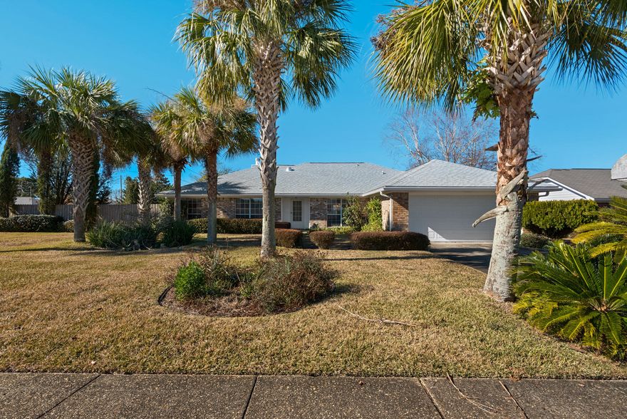 Wet your appetite for this beautiful corner lot, pool home! This home is a natural inside & out with its split floor plan & fantastic outdoor areas covered with natural beauty from some of rich traditions of Florida-Palm Trees! Entertain in the large living space of the centrally heated and cooled Florida room by the pool! Sun/Sombreros suggested for this incredible Southern Florida designed room! Behind the comforting traditional kitchen you will find a modern cooking machine. There are plenty of no non-sense bedrooms with plenty of space for sleep, storage or play. The 4th room can be utilized for the work from home professional or easily turned into a room for growing! End morning conflicts & provide convenience for guest in this home with 2 ample baths. Pssst...This is not a Drive-by!