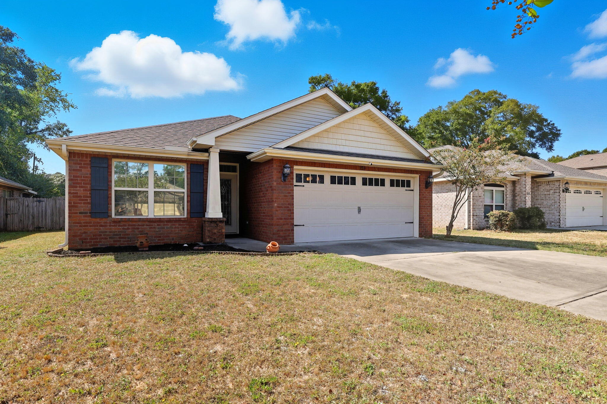 Welcome to this beautifully maintained single‑story home in the desirable Crestview subdivision. Built in 2013, this spacious 3‑bedroom, 2‑bathroom residence offers 1,550 sq ft of comfortable living. Step inside to an open floor plan with a light‑filled living room flowing into the kitchen--ideal for gatherings and daily living. The layout features a split‑bedroom design for enhanced privacy. Recent upgrades include a brand new central air conditioner.(2025). Outside, the yard is spacious enough for outdoor entertaining or enjoying quiet evenings. The 2‑car garage adds practicality and storage. Located near Walker Elementary, Davidson Middle and Crestview High, this home gives excellent access to schools, shopping. You don't want to miss this hidden gem. Schedule your showing ASAP!!!