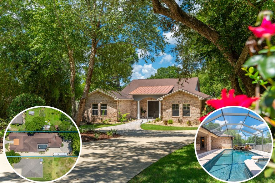 This one-of-a-kind property seamlessly blends thoughtful updates, major upgrades, and serious backyard appeal -- all in a prime location just half a mile from the Poquito Bayou boat ramp. With road access behind the yard, RV parking and an electrical hookup on the side, and a separate apartment offering income or multi-generational potential, this home truly stands out. A brand-new roof will be installed prior to closing, and the HVAC system and tankless water heater have both been updated. Inside, enjoy two spacious living areas, high ceilings, a fireplace, updated lighting, hardwood and stained concrete floors, and custom built-ins throughout. The kitchen is a chef's dream, featuring granite counters, double ovens, a wine fridge, beverage fridge, dining area, breakfast nook, and a custom pantry. The primary suite includes electronic blackout shades, a fully custom walk-in closet, and a spa-like bath. An $80K separate apartment offers incredible flexibility, complete with its own entrance, climate control, kitchenette, and full bath. Perfect for guests, in-laws, or rental income potential. Out back, it only gets better: the property sits on over half an acre and features a huge patio, outdoor shower, lush landscaping, and a screened-in pool and hot tub with a full outdoor kitchen. The entire space is designed for entertaining and relaxing year-round. A whole-house generator (routinely serviced) provides added peace of mind. Whether you're heading to the bayou for a day on the water or staying home to enjoy your private oasis, this property checks every box.