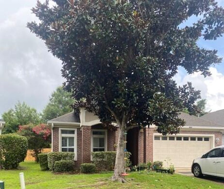 This centrally located home is located near both bases (minutes from Hurlburt's back gate).   The home boasts high ceilings, large master bathroom, fireplace, 2 car garage, covered patio, fenced yard and tile floors throughout the main living area.   New carpet is being installed upon tenants move out. Home is tenant occupied until 7/23.  The home should be available by approximately 8/15 after updates.
