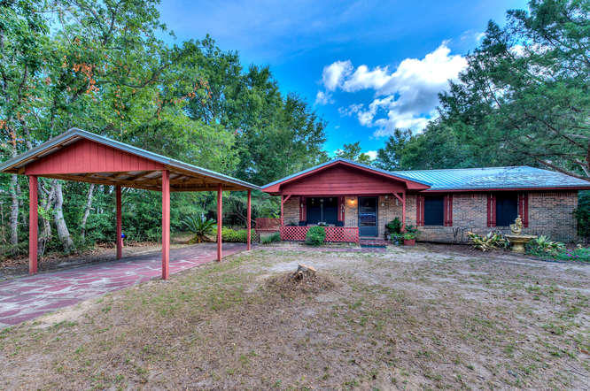 Back on the market at no fault to the seller! Seller has new survey,appraisal,clean wdo and home inspection report with all repairs completed. This beautiful 2 bedroom 1 bathroom home has a total sqft of 1215 with 1107 of heated and cooled living space. Features a detached, one car carport; front and back porch sitting areas. Sits on over one acre of land, includes a small storage shed in the back yard. Located just minutes from downtown Defuniak Springs and the wonderful Eagle Springs Golf Course. This is a two owner home that was built in 1985 and is perfect for a first time home buyer.