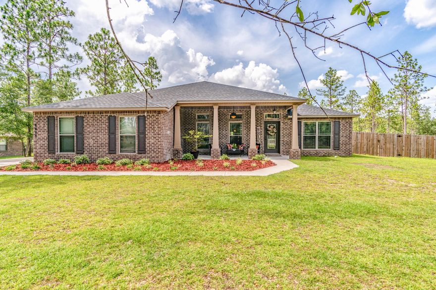 Why wait for new construction when you can have it all now! This gorgeous home was built in 2016 and sits upon over an acre with a fully fenced backyard. Yellow River Plantation offers the simplicity of country life with extensive neighborhood amenities including 2 nature trails, 2 stocked fishing ponds and a playground for the little ones. This home offers 4 large bedrooms each with oversized closet space, formal dining room, dedicated office, living room, and separate den boasting custom installed barn door entry. The spare rooms are adjoined via a jack and jill bathroom with separate shower/vanity area. The kitchen features granite countertops, massive amounts of cabinet space, hop up bar for casual eating, center island with electrical outlets, built in desk and huge walk in pantry.