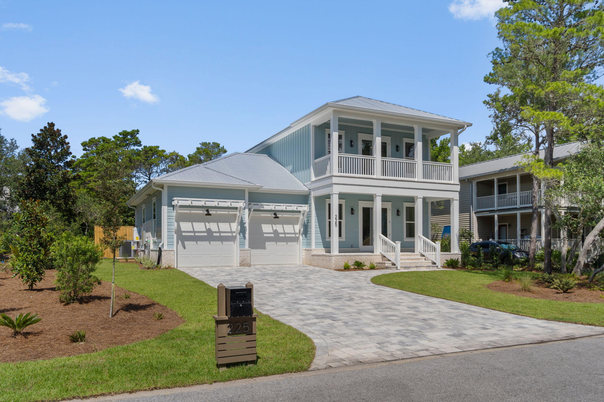 This 30A house is coastal cool! Brand new custom beach house with private pool and deeded beach access with golf cart parking! All of this in sought after Whites Gulfview Estates nestled in the east end of 30A. Just a few of the features are an open floor plan, 12x24 heated cascading saltwater pool, premium sandblasted marble decking, master suite balcony/covered porch, two attic areas with abundance of storage, large laundry with custom cabinets, extra spacious pantry w/built in beverage & wine cooler, custom wood shelving in all closets, quartz countertops, tile & lvp flooring throughout, stainless steel appliances, custom vent hood, and so much more!! Ride your bike to Rosemary, Watersound & Allys Beach. Buyer to verify all deemed important information.
