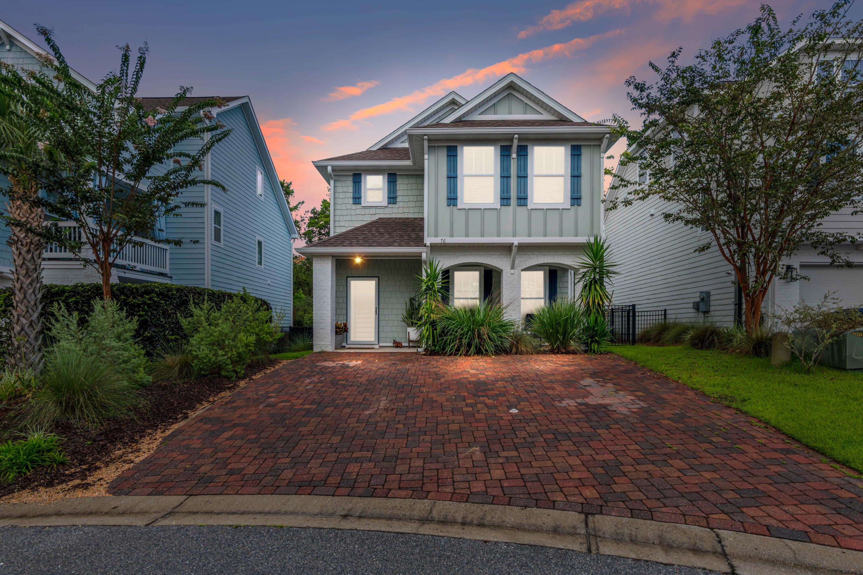 Extraordinary 3-bedroom, 2.5-bath residence situated in the delightful Inlet Beach community of Pinewood Preserve. This home showcases an inviting open floor plan showcasing plenty of natural light. Upon arrival, you'll be greeted by a stunning covered porch adorned with double brick arches. Stepping inside, you'll find a living area graced with recessed lighting and hardwood floors that extend throughout the main living spaces. The kitchen has been tastefully updated with Quartz countertops, modern stainless steel appliances, and a convenient island complete with a breakfast bar for additional seating. Ascending to the upper level, you'll discover a generously sized master bedroom, complete with its own ensuite bath. As well as two more bedrooms, ensuring ample space throughout. Situated on a generous lot, the expansive backyard seamlessly merges with the serene surroundings of the lush pinewoods, creating a secluded haven that feels worlds away from the hustle and bustle of everyday life. With plenty of space for outdoor furniture and recreation, you can create your own outdoor sanctuary, tailored to your preferences and lifestyle.
Located in close proximity to Lake Powell. Launch your kayak, canoe, or paddle board to explore Lake Powell. This unique location offers easy access to the largest beach access in Walton County. Nearby Historic Camp Helen State Park offers 185 acres of outdoor activities. Nature trails, birdwatching, biking, hiking and beach-going. ((Inlet Beach is known for its picturesque beauty and vibrant community feel. You'll have easy access to local shops, restaurants, and entertainment options, ensuring that you're never far from the excitement. With its desirable location and proximity to amenities, this beach house offers the perfect blend of tranquility and convenience. Soon to be completed pedestrian crossing will make it that much easier to enjoy all that 30A has to offer.
