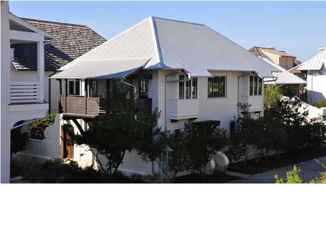 The perfect Rosemary Beach get away-comfortably elegant and steps from the Town Center, Barbados pool and white sandy beach. Bring your family or your friends to this beautifully appointed Charleston-style respite designed by renowned architect, Julia Starr Sanford. Look down the boardwalk from the second floor porches for beautiful views of the Gulf. There are private spaces for everyone and gathering spaces for many! Sit inside the private courtyard and listen to the tranquil sounds of the soothing fountain. Relax on the private sundeck, dine on the sun-swept terrace, or breakfast on either of the two upstairs porches entered through French doors off the kitchen, living room, and master bedroom. The wood beam cathedral ceiling frames an upstairs room designed for beach living at its