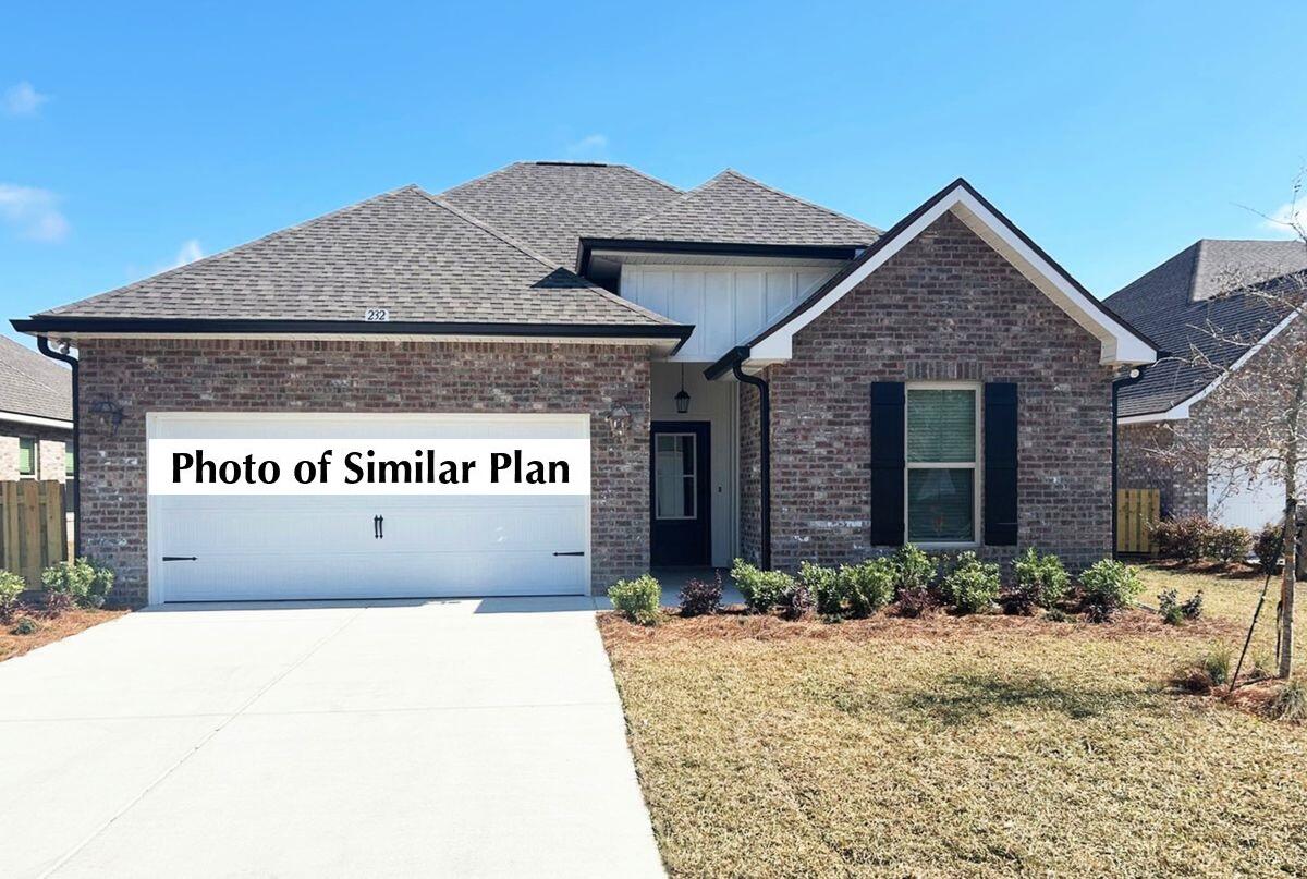 The CEDAR IV G in Young Oaks community offers a 4 bedroom, 3 full bathroom, open design. Upgrades added (list attached). Features: double vanity, garden tub, separate shower, and walk-in closet in master bath, double vanity in 2nd bath, en suite bath in bed 2, kitchen island, walk-in pantry, boot bench in mudroom, covered porches, LED lighting throughout, crown molding, recessed lighting, ceiling fans in living and master, custom frame mirrors in all baths, landscaping, architectural 30-year shingles, flood lights, and more!Energy Efficient Features: water heater, electric kitchen appliance package, vinyl low E MI windows, and more! Energy Star Partner.