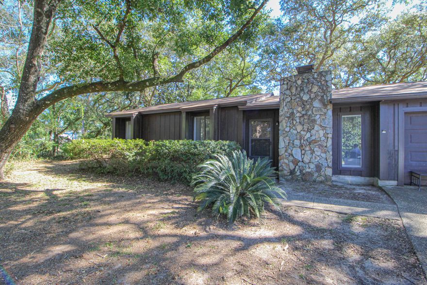Check out this 3 BR 2 BA home that would make for a great first time home or investment property! Also just a short distance to the Rocky Bayou Boat Ramp.. Home sits on a large lot with mature trees and good size backyard. This home features a fireplace in the dining/living area, covered patio in the backyard, and master bedroom with attached full bath. Home being sold in its as is condition.