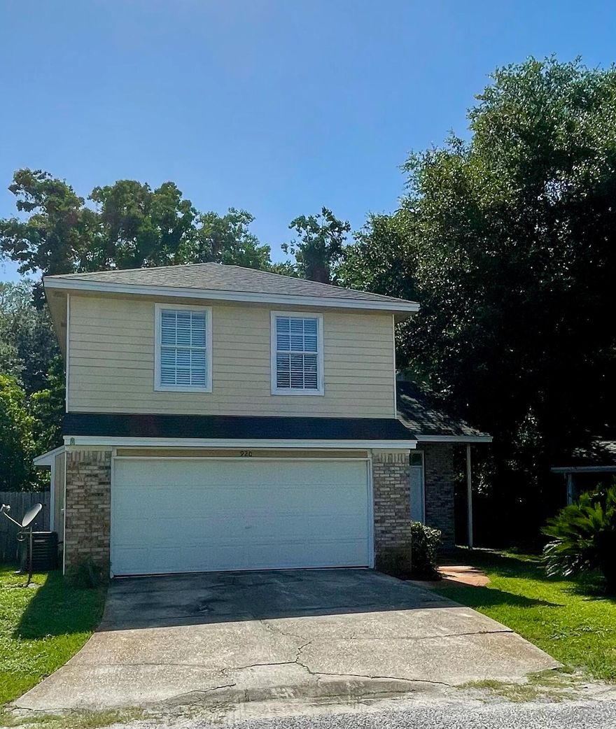 PRICE REDUCTION! PRICED TO SELL! Move In Ready...! 3 bedroom, 2.5 bath home situated on cul-de-sac. New roof 2022, HVAC 2019, Water Heater 2013. Stainless appliances, ceiling fans, sprinkler system with Saint Augustine sod. Insurance, current insurance is $3200 BUT with new roof (installed July 2022) and new quote the PRICE SHOULD BE LESS THAN $1500 per year. The home also features tile in the entry, kitchen & living areas, raised ceilings, fireplace & sliding doors with access to fenced back yard. This home has a great location on a quiet Cul-De-Sac off of Carmel DR with quick access to military bases, shopping and the beach. No HOA.  Buyer to verify all specs and information to their satisfaction.