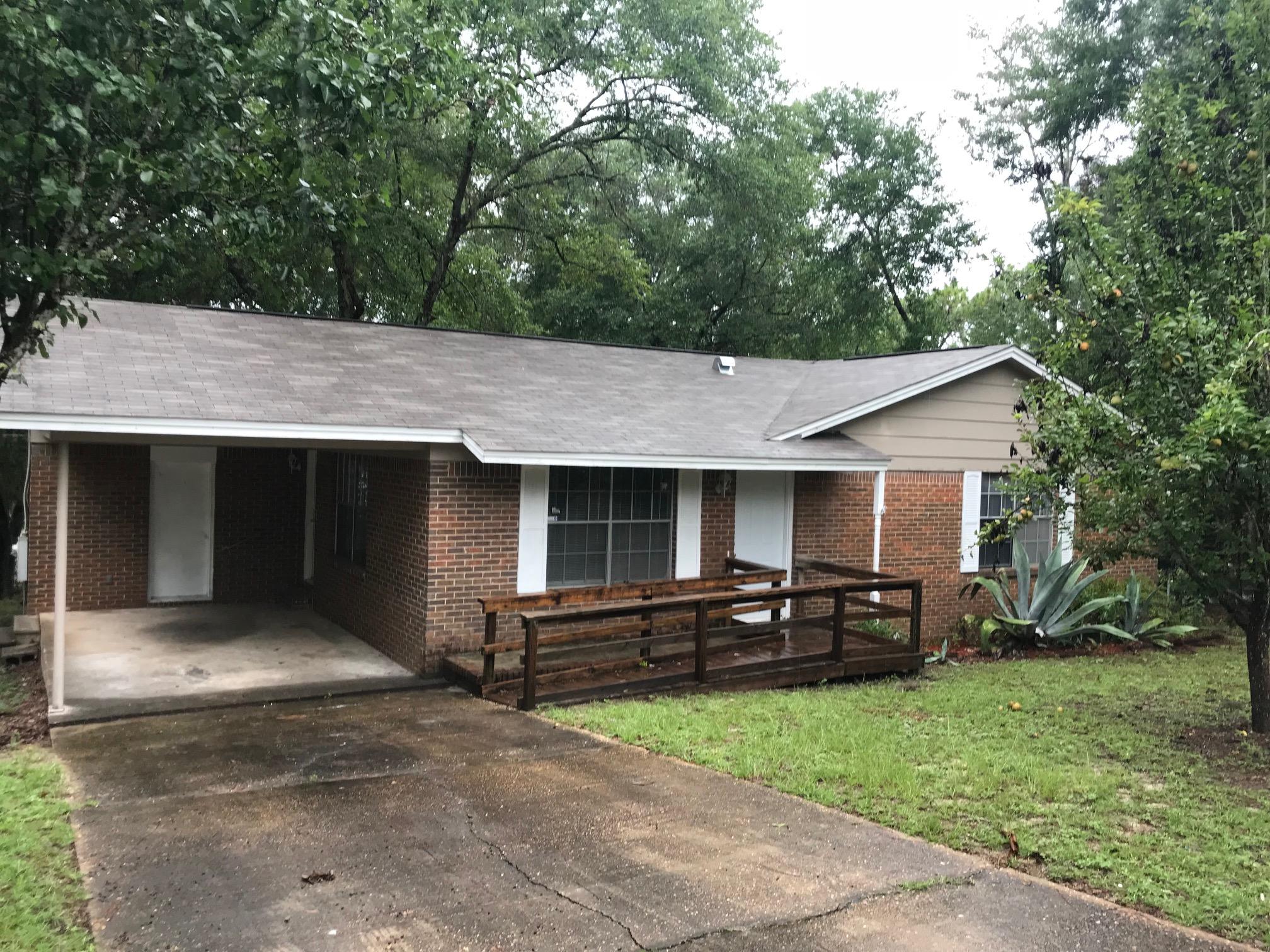 Adorable 2 bedroom 2 bath lakefront waterfront home in Defuniak Springs. This property has been recently updated and features new handscraped engineered hardwood floors, new tile, new stainless steel appliances, granite countertops, fresh paint, new lighting, and more! BRAND NEW ROOF! Large deck off of the dining room overlooks the lake. Wooden dock and large additional building near the water that is plumbed and could be converted into additional living space. Come enjoy the sunset and fishing on your very own lake front! Vacant and easy to show, this one won't last long!