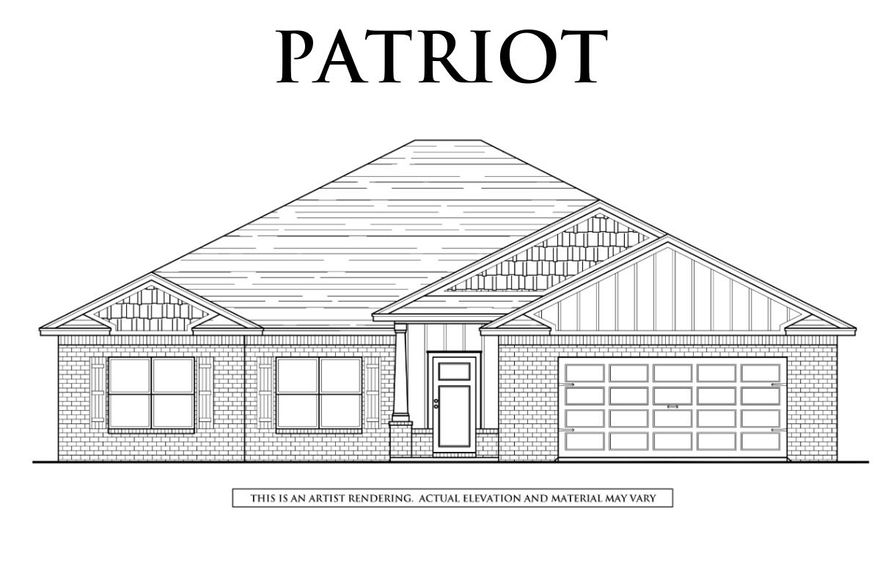 JUNE COMPLETION: Call today to choose cabinets, granite & flooring!! 3 Bedroom, 2 bath home located in this secluded 11 home community with sidewalks, on sewer & underground utilites. Photos are of similiar homes. This is the first built of this floor plan! Features include, scratch/water resistant laminate wood flooring in main living areas, carpet in bedrooms, tiled bathrooms & laundry room. Double lit trey ceilings in living room. Kitchen includes solid wood cabinets with soft close doors and drawers, granite counter tops, kitchen island. Split floor plan offers spacious master suite, master bathroom with double vanity, large walk in closet, stand up tiled shower & separate garden tub. Exterior features include covered patio, lawn pump, sprinkler system & privacy fence.