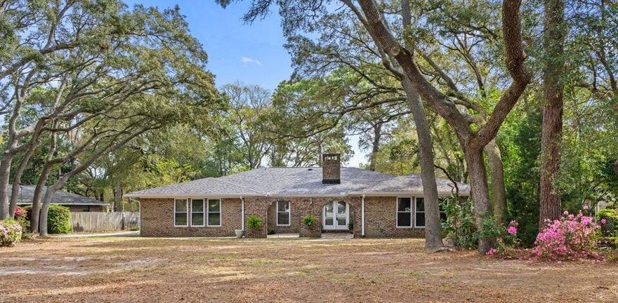 This beautiful 4/2 is situated in the charming Lake Lorraine neighborhood. This traditional home has plenty of room for large family gatherings since the sunroom was opened up adding an additional 336 sf.  The property backs up to the 17th hole on the Shalimar Pointe golf course, so if you're an avid golfer, this home is for you!  New roof/ soffits/ gutters and gutter guards in 2023, HVAC 2022, newer hurricane compliant windows, gas water heater, gas stove, gas dryer, gas fireplace. Rain Bird sprinkler system with new lawn pump. *Buyer to independently verify any information that is important to them.