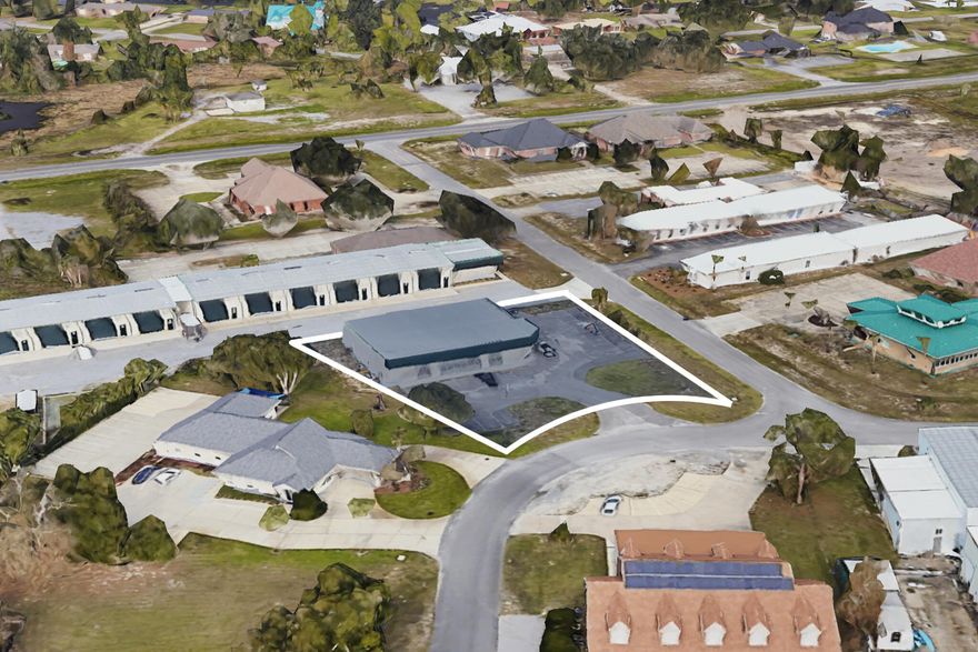 Now available in Panama City, FL is a well-positioned professional space located just off of the main retail corridor of 23rd Street. This space will be delivered as a vanilla shell with new electrical, plumbing, and HVAC. At 1,925sf it is the perfect size to accomodate most professional service or retail businesses. Call today for more information.