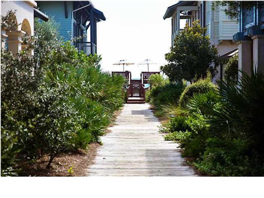 MOTIVATED SELLER! PRIME LOCATION, $200K ANNUAL REVENUE beautiful home off the boardwalk in Rosemary Beach. Main home has five bedrooms with a reverse floor plan that has gulf views from your living room porch. Heated Pool. Hardwood floors, shiplap siding, solid mahogany doors. Chef's kitchen features Sub Zero refrigerator and Viking stove. First floor features two guest bedroom and Master bedroom. Upstairs features two guest bedrooms, living area, kitchen. Expansive wrap around porches are great for enjoying the cool evenings with your family. Private courtyard features an elegant heated pool and cooking area. Carriage house has a private bedroom as well as a bunk bed room that allows enough room for a family of four. Two car garage has plenty of room for bikes, golf carts, and toys