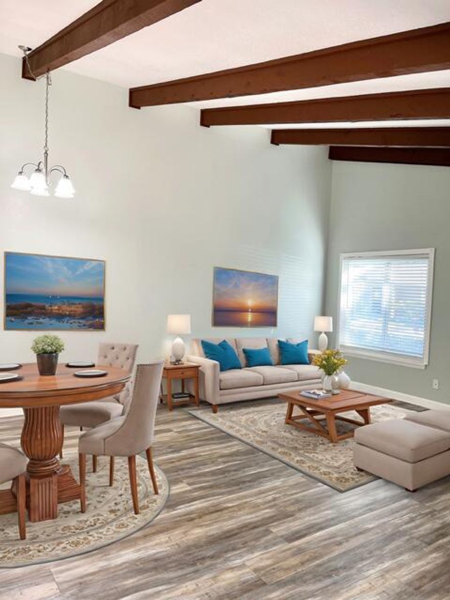 Price reduced to $430,000. The Tennis Villas in Seascape Resort are the only condos in the resort that offer a carport and large fenced in back courtyard.  This is the only 2 bedroom 2 bath condo on the market. Condo has been renovated with new paint, LPV flooring thruout, both bathrooms, kitchen, new interior doors. See virtual staging for potential.  COA is $1506.37 quarterly and master HOA is $925.32 quarterly covers building insurance, basic cable. internet, water, trash. Tennis courts, pickle ball courts, basketball court, pool, and golf course are around the corner. Beach is a short walk or quick golf cart ride. This is a family owned property and has never been a short term rental.