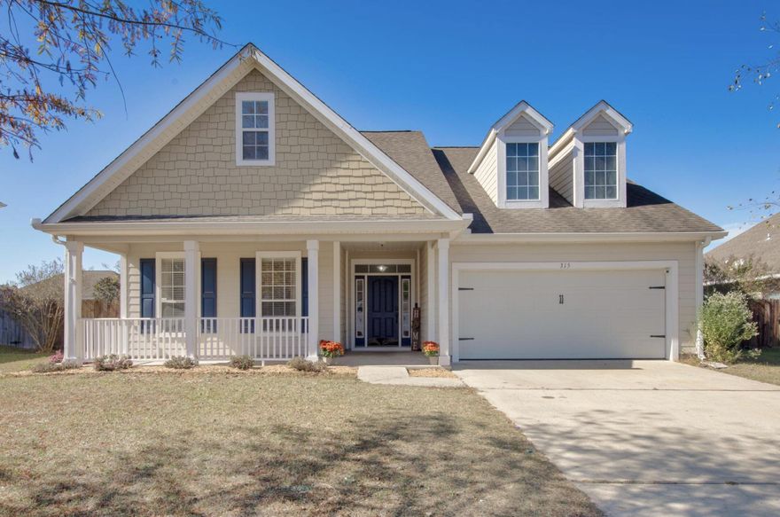 BRAND NEW A/C! As you walk onto the covered front porch and go inside, you're greeted by an extra wide entry way with the spare bedrooms located just to your left. As you move into the open concept living area, the vaulted ceilings provide a very cozy feel. This home features large tile throughout the common areas, to include the bonus/ play room. Living here will put you 1.2 miles away from Antioch Elementary school, 15 minutes to Duke Field, and 25 minutes to Eglin. Enjoy solitude at the end of this quiet dead end street in the Rolling Ridge neighborhood. The fenced-in backyard makes the perfect place to get together with friends or family!