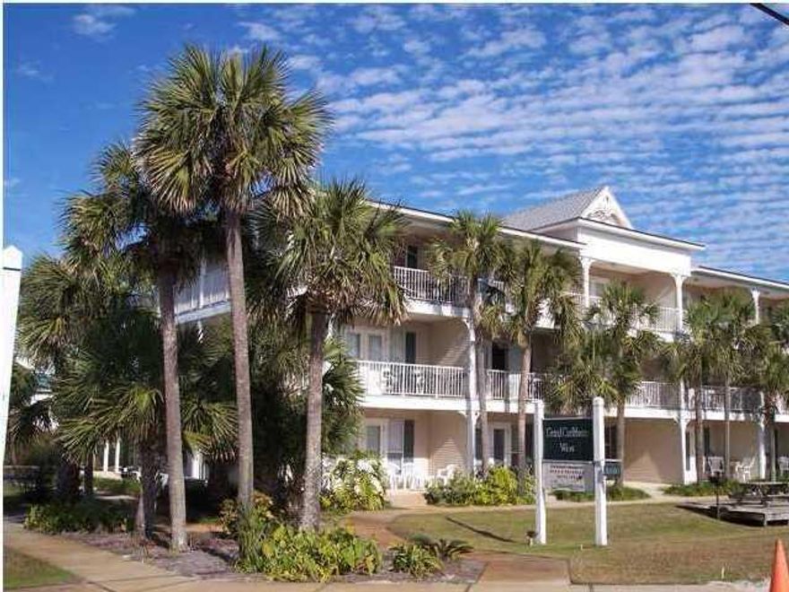This is a wonderful opportunity to own a property in the heart of the Crystal Beach area with Gulf views. This units is directly over the pool but looks out to a Gulf view. The condo sleeps 6 and the pool and Gulf are so convenient. The walk up is just one floor and the door is right in front of the stairs so easy in and easy out. This would make an excellent second home, or investment property. There will be no more new properties built in this area at this price point. This area is wonderful for shopping and dining as Destin Commons and many restaurants are but a short walk away. Once you arrive you can leave your car in the parking lot for the remainder of your stay. The complex has a heated pool and hot tub with a barbeque area. Just across the street are the White Gulf sands.