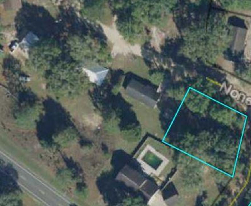 Almost 1/4 acre lot in PDL city limits just off Hwy 81. City water and sewer available but not in. Neighborhood consists of mobile homes and houses. Convenient to school in Ponce de Leon.