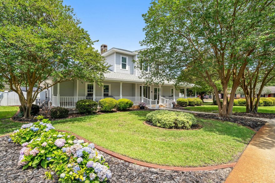 Best Priced Home on the Market in the Premier Golf Community of Indian Bayou! Located on a massive 0.36 acre, Corner Lot, this spacious 3,016 sq ft, WITH NEW ROOF & 16 Ton Generac Full House Generator, this 4 Bedrooms & 3 1/2 Bath Home, with Multiple Bonus Living Areas is Ready for You! This home is set apart with a NEW GUNITE POOL, 1,400 sq ft of paver Outdoor Living Space, with a Gas Fire Pit, & exquisitely manicured landscaping, & mature trees, flowers, & foliage. The Southern Architecture & Charm of the home is accentuated by the welcoming Wrap-Around Front Porch. From the moment you enter the front door, this home welcomes you with a perfect blend of open floor plan living & private, thoughtfully curated spaces. (READ MORE)...