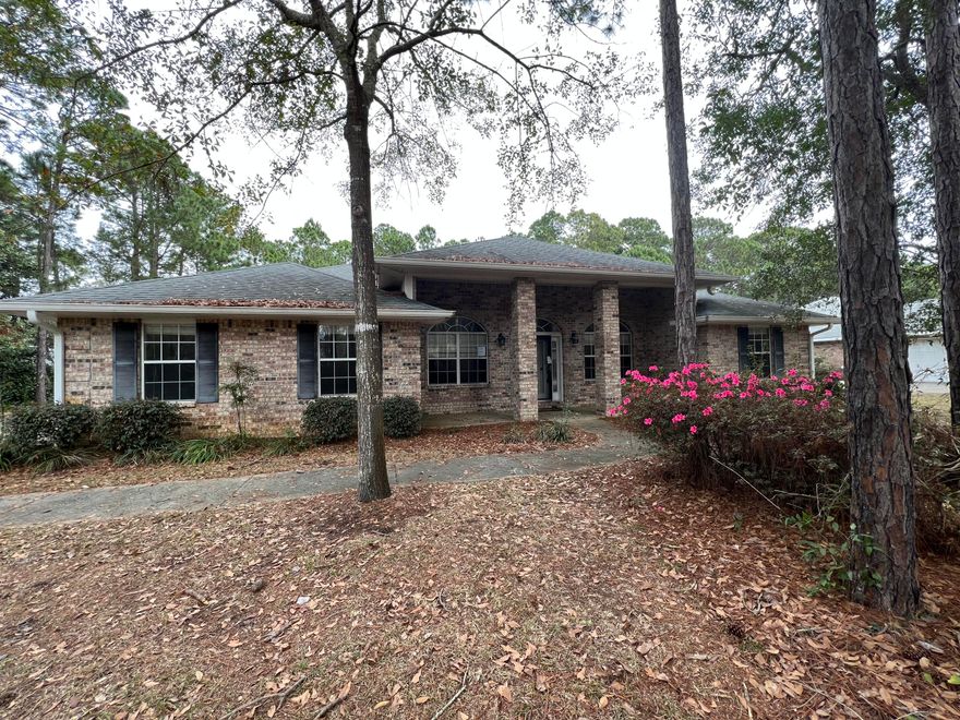 Located in the popular Driftwood Estates Subdivision, this all brick REO home is one to see. Sweat equity found here! Built in 2003, this 4 bedroom 2 bath home rests on .59 acres and has all brick exterior, side entry garage, and screened patio. Split bedroom design with fireplace, open kitchen, separate dining and family rooms and large master bedroom and equally large master bath. Due to repairs needed, this auctioned home will not qualify for financing. Call today before this one too is gone!