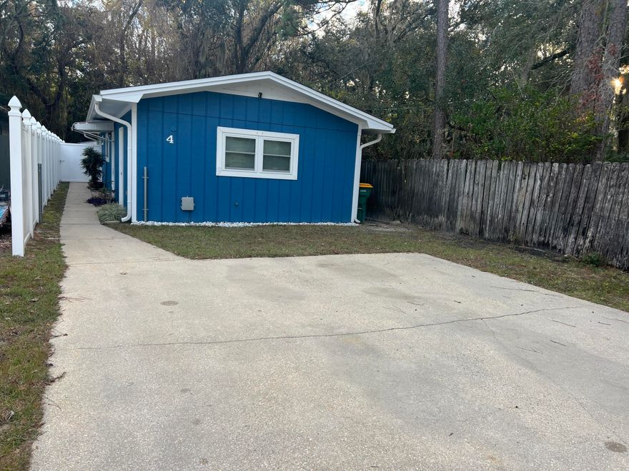 Move-In Ready! New LVP Flooring just installed!  Discover this charming and versatile 2-Bedroom, 2-Bath frame-built home at the end of a Quiet Cul-De-Sac! Perfect for first-time homebuyers or savvy investors!  Conveniently located just 3 miles from Eglin AFB, and within easy reach of beaches, shopping, and dining, this property blends comfort, functionality, and potential income generation. Nestled in an established neighborhood, this home features private entrances for each of the two bedrooms, making it ideal for use as a single-family residence or as a dual-rental investment. Recent updates include a freshly painted exterior, New roof in 2023, New Water Heater in 2025 & New Vinyl Windows in 2011 for maximum energy efficiency! The remodeled kitchen showcases quartz countertops, modern white shaker cabinets, and ample space to entertain or prepare meals with ease. Durable, hurricane-rated windows are installed throughout the home, except for the back bedroom, adding an extra layer of security and resilience. Additional highlights include a 12x12 shed perfect for storage or hobbies, and a washer and dryer that convey with the sale. The HVAC system, updated in 2016, provides efficient comfort, while a transferable termite bond offers added protection.  A brand new hot water heater was just installed!  Ceilings are smooth - no popcorn! Enjoy the low-maintenance yard, ideal for outdoor entertaining and relaxation without the hassle of extensive upkeep. This property's flexible design makes it an exceptional opportunity to create a cozy home or generate rental income.  Don't miss out on this gem!  