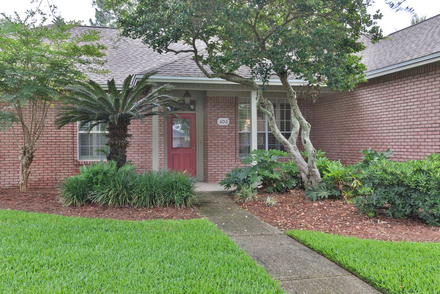 This is a corner lot, so there is plenty of room to store your boat, jet ski, or any other toys behind the fence. New Carpet, kitchen countertops, fresh paint in Master. Roof and fence replaced in 2017, Outside HVAC in 2017. New doors thru out. French doors in living area. Walk in to a wonderful family room, with a separate dining room.Split bedroom for extra privacy. Fourth bedroom could be used as an office.Inside Laundry room, large pantry and Screened porch off the living area, with a wooden deck as well for entertaining. It is even plumbed for gas for the grill. An added bonus-only 2 blocks to Destin Harbor and all the activity that takes place there. You can easily walk. Come take a look. Buyer to verify any information deemed important to them