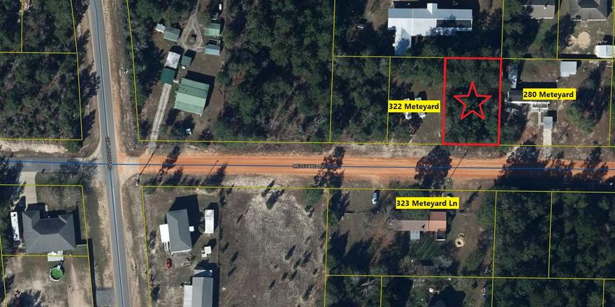 This 80x125 lightly wooded lot is just under 1/4 acre and located just off paved road in growing Mossy Head area of Defuniak Springs. Property is located minutes from Blackstone Golf Course and I-10. Defuniak Springs & Crestview less than 20 minutes and apx. 40 minutes to Niceville & Eglin AFB. No utilities currently on the property but power on street. Public water is available (tap fee would need to be paid through Mossy Head Water Works). Septic would be required. Manufactured homes allowed!