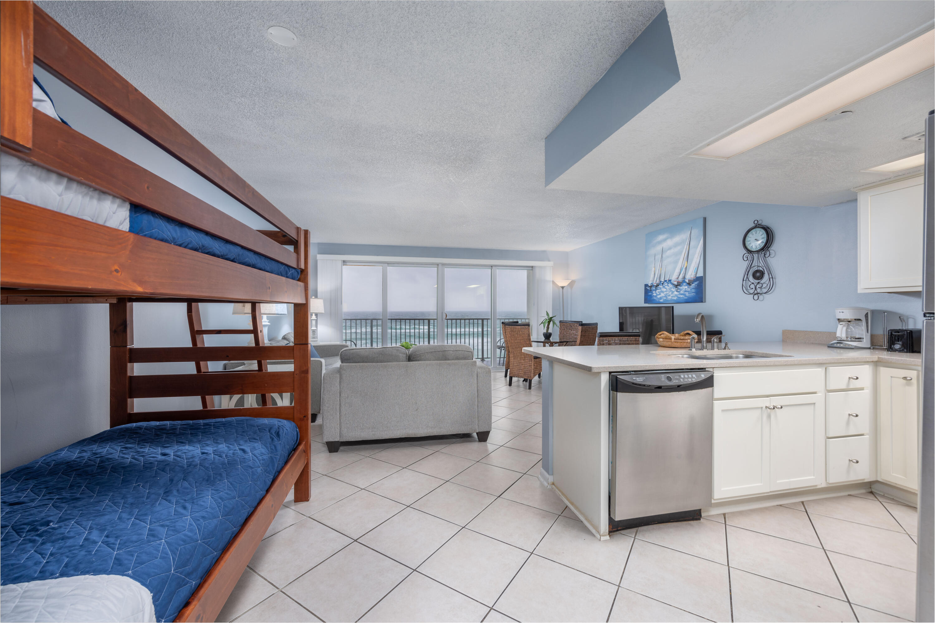 Third floor unit with breathtaking gulf views. Building recently went under renovation with new windows, balconies, paint, and railings. HOA fees did not increase and assessment paid in full!