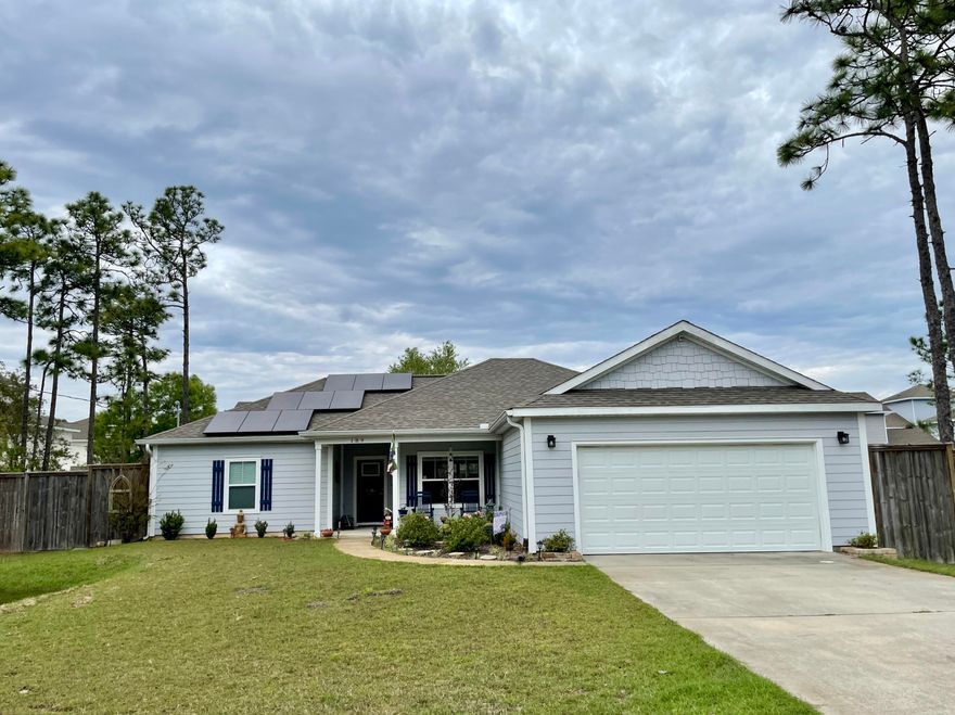 Beautiful 4/2 home with private pool and boat launch access and NO HOA.  Lovely open split bedroom open floor plan.  Kitchen features granite counter tops, tile backsplash, large walk-in pantry and breakfast bar opening the living room and dining room.  Laminate and tile flooring throughout for low maintenance, everyday living.  Spacious owners suite with large walk-in closet.  Master bathroom features double vanities, separate shower and soaking tub.  Step outside to your screened lanai for a dip in the pool or play in the fenced back yard.  This home is one of a small community that has deeded access to Bayou Pines private boat ramp.  Call for an appointment today.