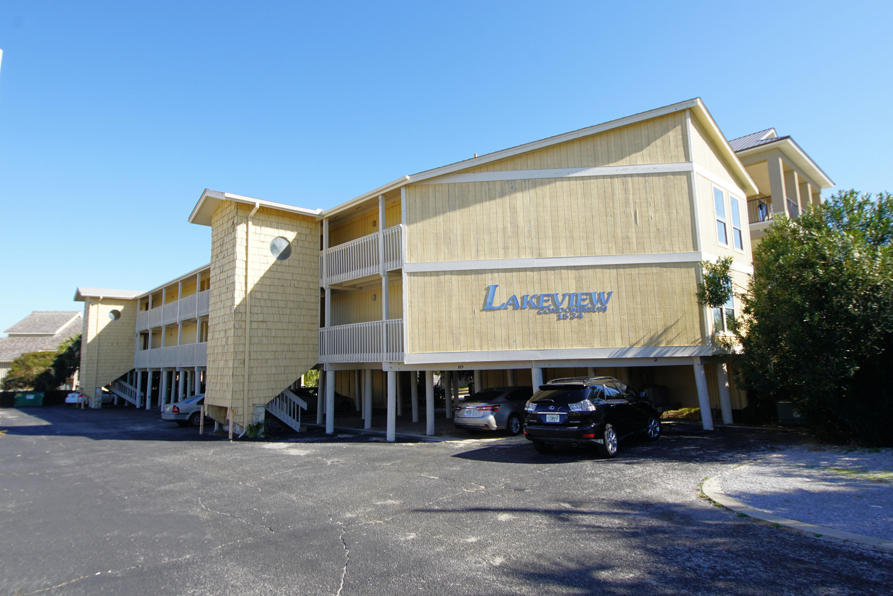 JUST 534 FEET FROM THE GULF!!! Amazing opportunity to own this 1BR/1BA, 600SF, top floor condo with views of the Gulf & Golf Course. This condo is fully furnished and located across the street from the Gulf. Upgrades include modern furniture, granite countertops, & tile floors. This would make a great vacation home or rental unit. Located close to shopping, entertainment, & everything this area has to offer. See you at the beach!! Buyer to verify measurements and information important to them.