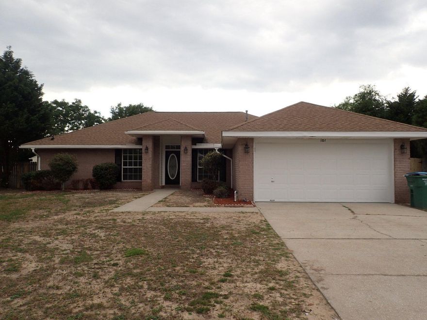 Don't delay or the REO property will be gone! Situated just off Redstone Dr in the popular Steeplechase subdivision, this corner lot home is move in ready! Home has been repaired and should have no issues with any type of financing. Inside you will find new flooring, light fixtures in each room, new appliances including gas range, new countertops and of course paint and carpet. Home is attractively priced and won't last. Call today before this home is gone!