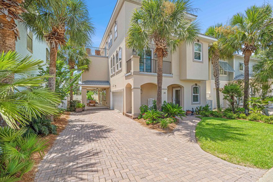 Welcome to this stunning 3-story beach retreat located in the highly sought-after gated community of Emerald Waters Village. Offering 5 bedrooms,  5 bathrooms, and the ability to comfortably sleep up to 16 guests, this home is ideal as a short-term vacation rental, a second home, or a full-time residence. No detail was overlooked in the extensive renovations. Highlights include a brand-new metal roof, updated stucco and exterior paint, and over $40,000 invested in new tile on the balconies and terracewhich have also been quadruple waterproofed for peace of mind. Inside, enjoy all-new drywall, insulation, flooring, and a white oak staircase. The HVAC systems have been fully updated with new interior and exterior units, upgraded attic ductwork, and a fast AC system on the second floor.

The remodeled kitchen and bathrooms feature high-end finishes, including Schluter waterproofing, new water pipes and valves, and elegant imported materialslike custom glass cabinets and curtains from Italy. New impact-rated sliding glass doors and updated exterior doors enhance security and efficiency.

This beach home is perfectly located just a short stroll from private beach access and two neighborhood pools. It's close to everything you needPublix, Starbucks, Destin Commons, and well-loved local spots like Whale's Tail Beach Bar & Grill. Outdoor lovers will appreciate the proximity to Topsail Hill Preserve State Park and the Destin HarborWalk.

Whether you're seeking a lucrative investment, a coastal getaway, or a family home near excellent schools and amenities, this Miramar Beach property delivers it all.