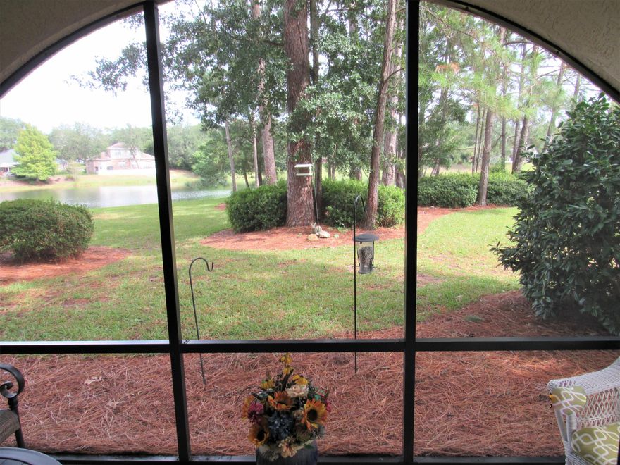 A rare find in Bluewater Bay.  1st floor, lakefront condo in Southlake.  Walk to tennis, golf, clubhouse, and marina.  This ground floor condo is open and bright overlooking the lake.  Updated floors, cabinets, bathrooms, and so much more.  A must see.  Screened porch.  No carpet, no stairs.