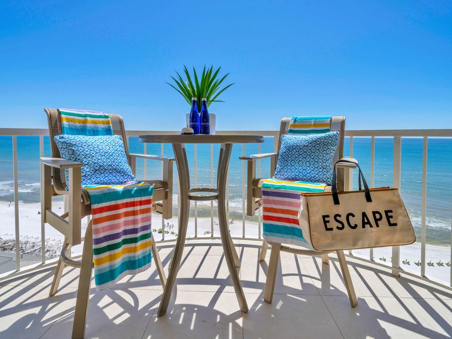 Professional Pictures Coming Soon!  Are you looking for the perfect investment property or second home at the beach?  Look no further.  This condo has incredible views from the main living area and the Gulf Front Main Bedroom.  This means you can walk directly onto the balcony from both rooms.  In addition the kitchen has been completely updated, there is new flooring throughout the condo.  This condo is being sold furnished and is completely turnkey. Let's talk about the amenities: a 27-acre private resort, Hidden Dunes has tennis and pickleball courts.  Hidden Dunes Gulfside Condo has a heated pool overlooking the beautiful Gulf of Mexico., a kiddie pool, hot tub.  Most of all it has a world class beach with plenty of room for you to enjoy the good life you deserve. 