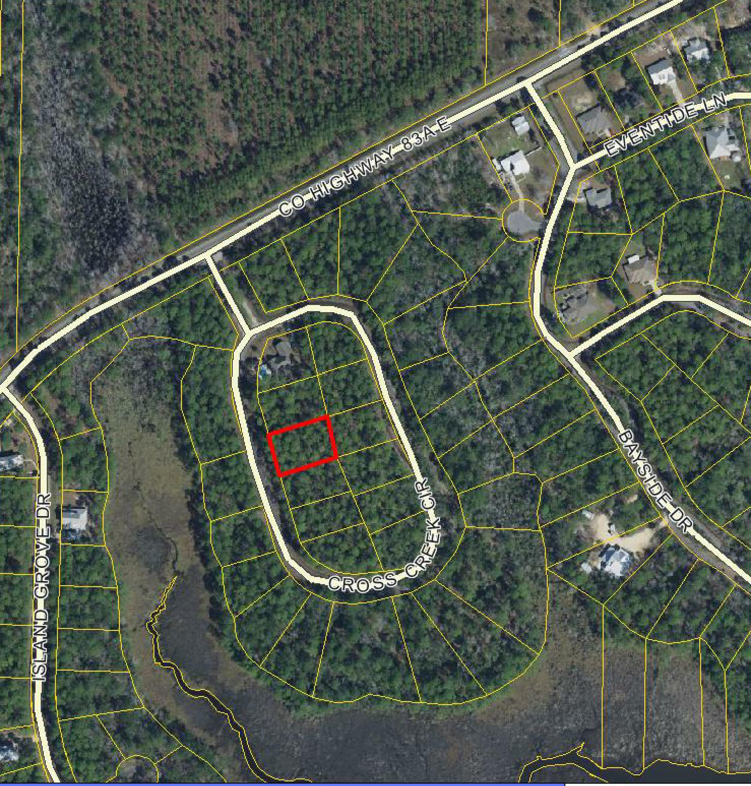 .33 acre private lot in Cross Creek Shores. Lot 29 in same neighborhood recently sold for $16,000. Come take advantage of this below market value list price. Lot dimensions to be verified by buyer.