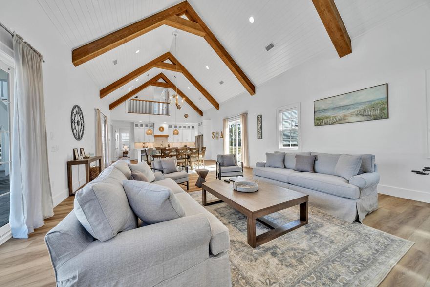 Welcome to 54 Vicki Street - gem on 30A, Blue Mountain Beach, custom built end of 2022. This stunning two stories , 5-bedroom (1 bedroom downstair, 4 bedrooms upstairs), 5-bathroom house boasts an expansive living room with a vaulted ceiling with wooden beams, providing a spacious and inviting atmosphere. Indulge in the luxury of high-end professional appliances in the kitchen, perfect for culinary enthusiasts. Located on beach side of 30A, conveniently located close to restaurants, Gulf Place, short walking distance to Public Beach access. Relax and unwind in your very own private heated pool, offering year-round enjoyment. The property is equipped with a stormwater system for added convenience and peace of mind. With professional interior decoration, every corner of this home exudes style and sophistication. Enjoy the convenience of being just a short walking distance to the sugary beach, allowing you to easily soak up the sun . Don't miss out on this exceptional opportunity to own a home in the desirable 30A area.
No HOA.
Buyer to verify all dimensions and written information.