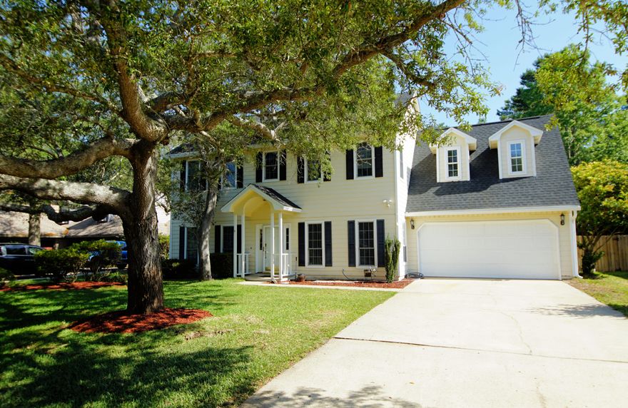 Bluewater Bay colonial charmer with a POOL just in time for summer FUN!! This home offers multiple living areas AND a bonus room off of the master bedroom that can be used as a nursery, gym, home office or a private retreat. When you come into this home you will find the formal dining room with wainscoting and plantation blinds to your right and the living room/office to your left. Continuing further, you will find yourself in the large family room with a vaulted ceiling that is open to the kitchen. This kitchen has been updated with granite counters and the center island is perfect for entertaining. Upstairs you will find the master suite (with the bonus room) as well as two additional good sized bedrooms and another full bath. Just off of the kitchen you will find the breezy screened