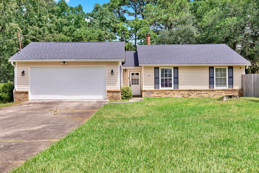 Welcome to this beautifully updated 3 bedroom, 2 bathroom, 1,336 sqft home situated on a spacious corner lot in Mary Esther, FL. Featuring a semi-open concept layout, this home blends comfort and modern updates throughout.Step inside to find new LVP flooring and fresh paint carried throughout the entire home. The living room boasts a charming brick fireplace, perfect for cozy evenings. The kitchen is complete with a stainless steel refrigerator and dishwasher, newly resurfaced cabinets with updated hardware, granite countertops, and new French doors that open to your backyard retreat.Both bathrooms are upgraded with granite countertops, and the master suite includes a walk-in closet for added convenience. Every detail has been touched, with all lights and ceiling fans ... updated, including ceiling fans in each bedroom.

Additional peace of mind comes with the roof replaced in 2022 and HVAC system updated in 2021.

This move-in ready home offers modern updates, timeless charm, and a prime location. Don't miss the chance to make it yours!