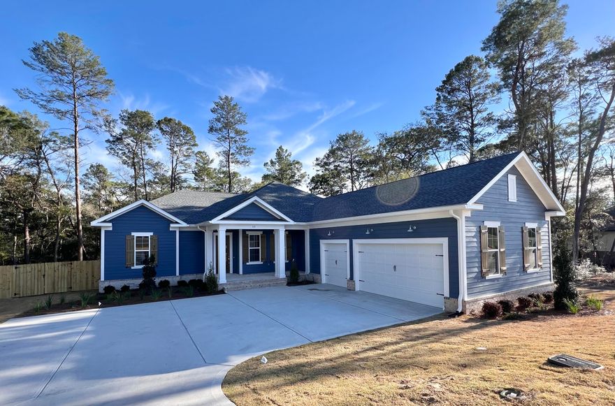 This beautiful home sits on a premier large lot with a  breathtaking view and it features 4 bedrooms, 2.5 bathrooms, split floor plan, 3 car garage, beautiful kitchen with lots of cabinets and living area with LVP floors, quartz countertops and a butlers pantry.