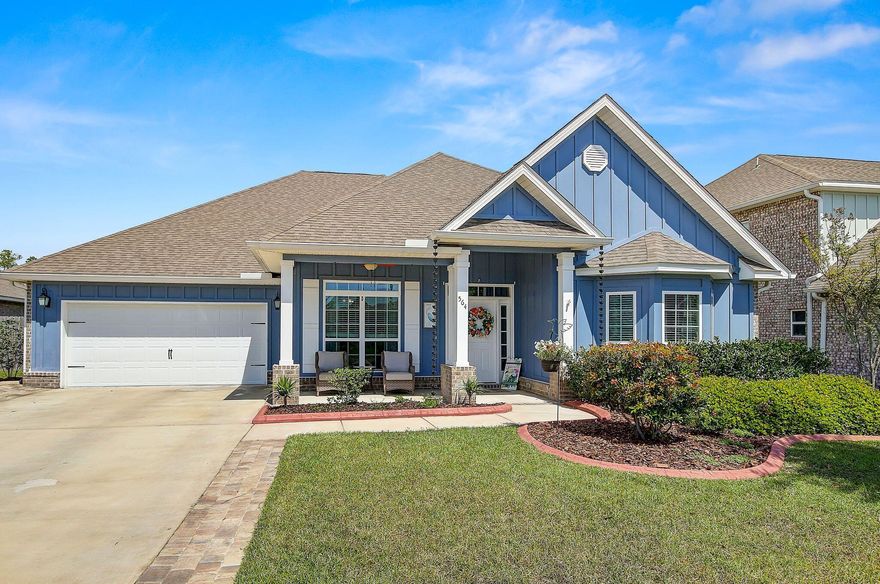 (This home is under contract with contingencies, accepting back ups.) RARE LAKEFRONT 5/3 HOME WITH PRIVATE SWIMMING POOL IN CENTRAL PARK AT HAMMOCK BAY! Magnificent home with large windows and open feel capitalizes on all aspects of living in the Florida sunshine!  Keywords abound and include: Five bedrooms, three full baths, separate office, separate dining, double tray ceilings, stunning great room with gas fireplace, gourmet kitchen with upgraded tile and range hood, brilliant floor plan, large pantry, screened lanai, 30 waterfront feet, luxurious Blue Haven saltwater pool with waterfall, paver decking and lush landscaping, $10k hard wired generator; pergola, fully fenced, extended driveway, deese elite garage flooring, and well, just too many upgrades to mention!  Come live the Hammock