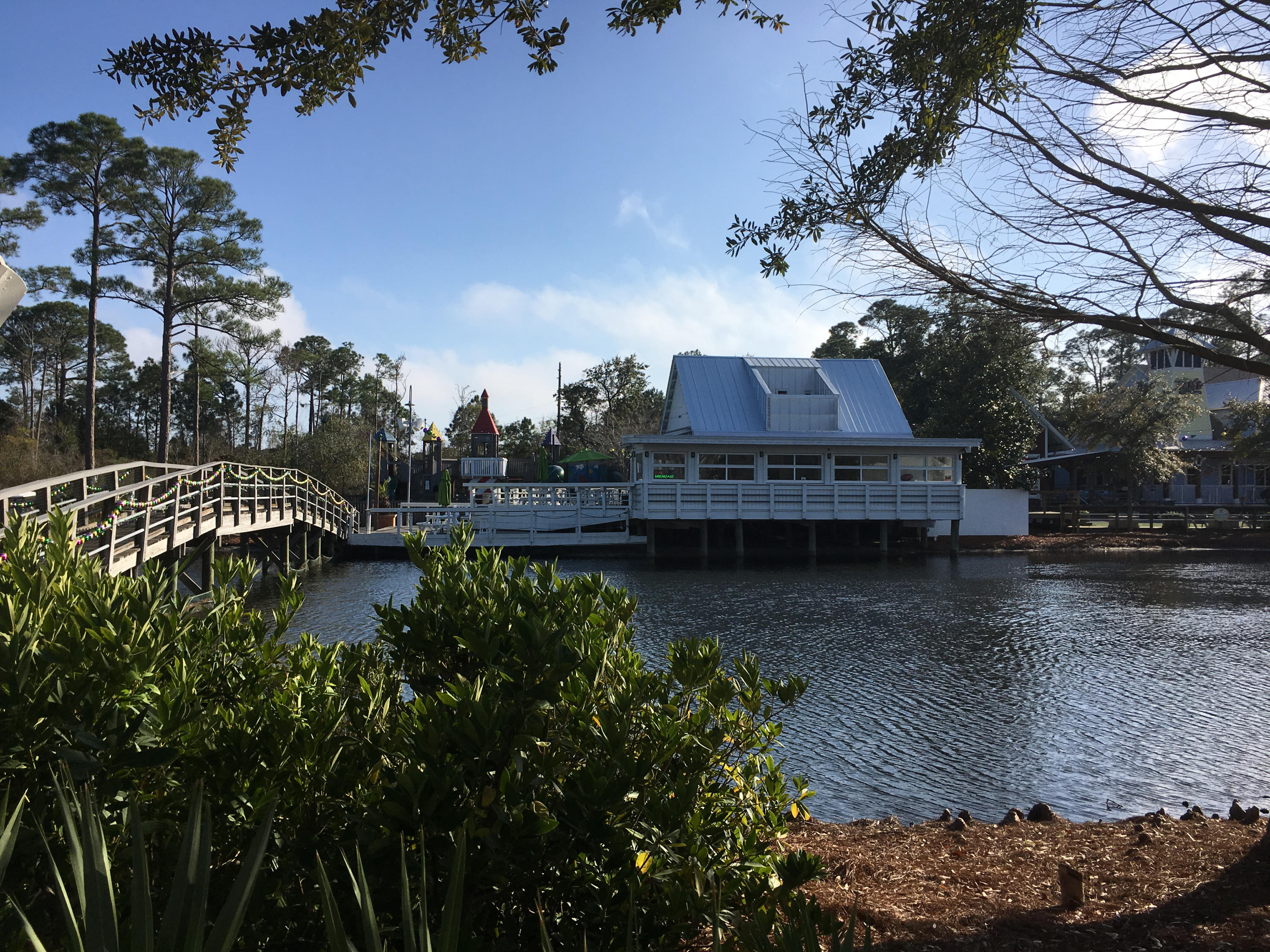 *Prominent Restaurant Location! Current tenant has outgrown this building and leased larger location a few doors down on Cannery Lane. Location boasts interior seating area directly over the Village of Baytowne Wharf Lagoon and approx. 1500 sf exterior deck seating area. Stand alone building with open kitchen design and includes hood. High activity, on high visibility street filled with fun, arcade, playground and ice cream shop across street, golf cart parking next door, retail all providing a wealth of people delivered to your front door. Building has easy access to Baytowne Marina and Sandestin Tennis. You can still join us NOW and be ready for 2017 season!