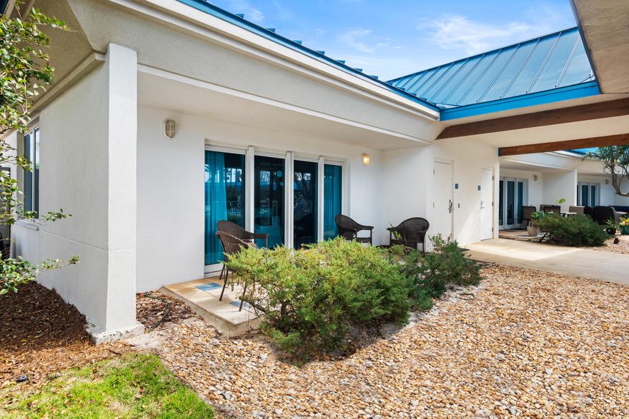 PRICED IMPROVED by $75,000! ***Villa was blocked-off for 2 months during the 2022 summer season for the owner's personal use, and resulted in a loss of income around $30k***With a full rental schedule this property has the ability to perform like other neighboring Villas with gross rental income exceeding $75k+. Unwind and relax inside this serene pool side villa -- one of only fourteen exclusive villas in the Palms. This Cabana is positioned on the end-cap offering your guests an elevated level of privacy. Primely situated within the iconic Palms of Destin community. This Villa expands 1,473 sq-ft with luxury tile flooring throughout, and includes a large master suite with double vanity, garden-tub and shower, guest bedroom with an